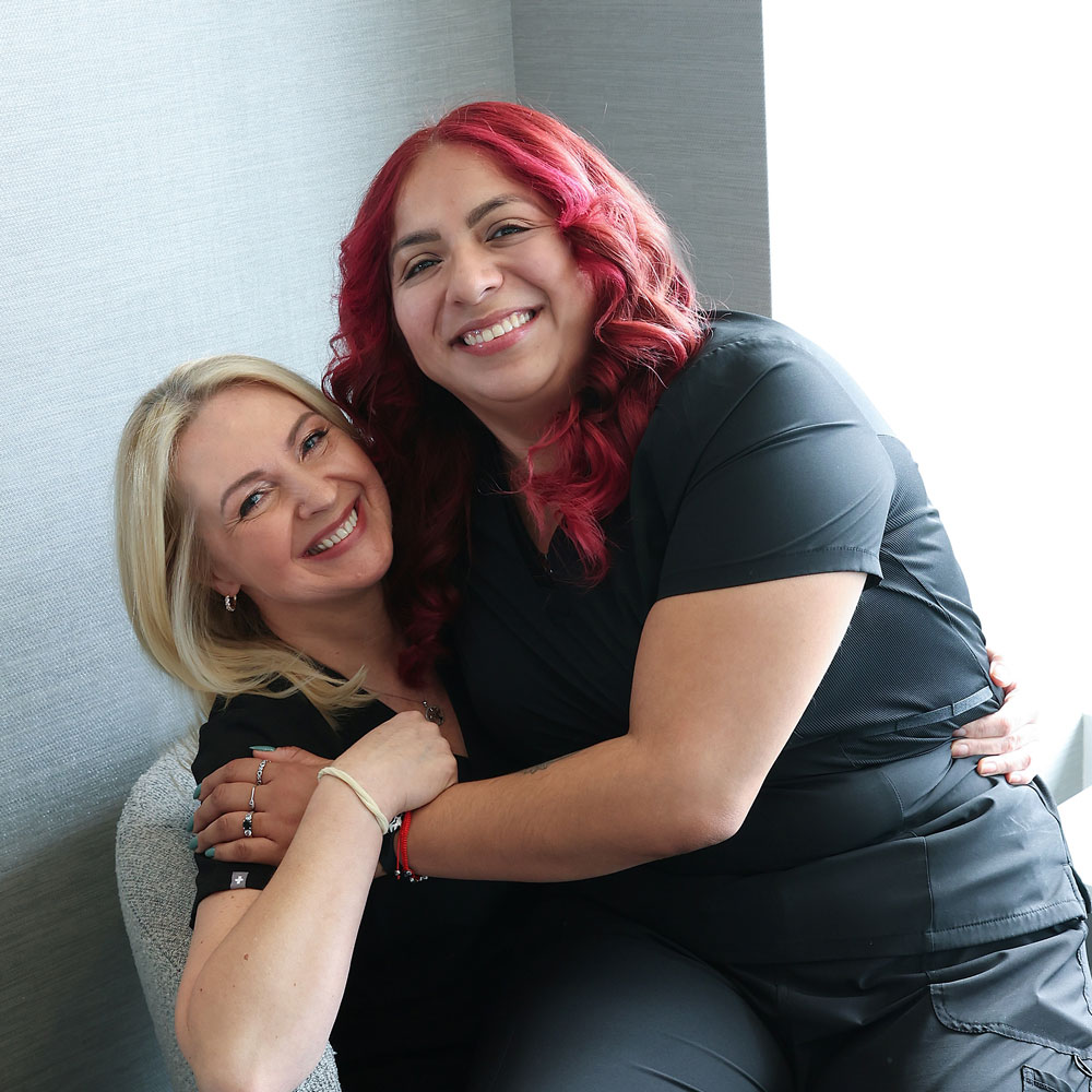 team portrait of winnetka dental group services team staff